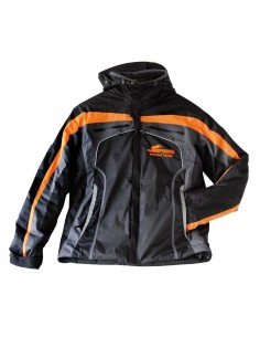 WINTER JACKET SERPENT BLACK-ORANGE (M)