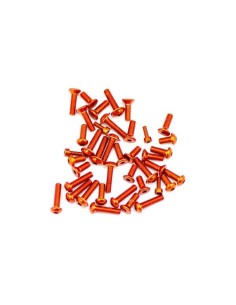SCREW SET ALU TOP/SIDE ORANGE 977 (40)
