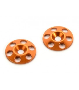 HUDY ALU REAR WING SHIM-ORANGE (2U)