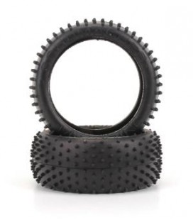 MINI SPIKE 1/8 TYRE - YELLOW (PR) (2U)