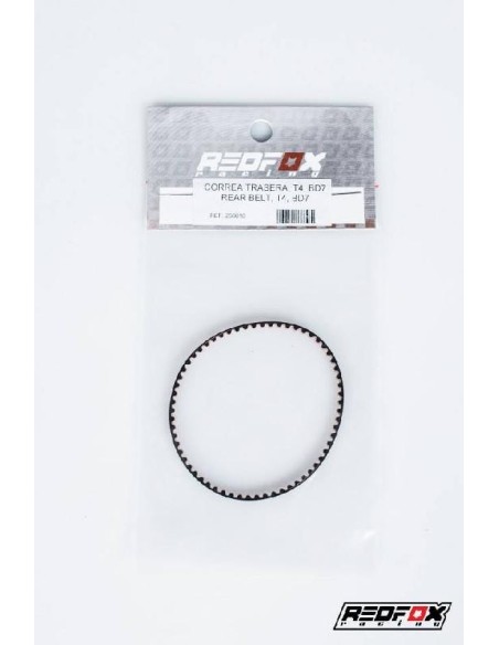 REDFOX REAR BELT 189T FOR XRAY T4 & BD7