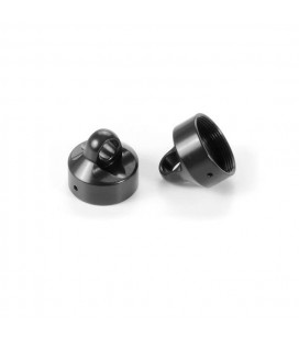 XB8 ALU SHOCK CAP NUT BLACK COATED (2U)