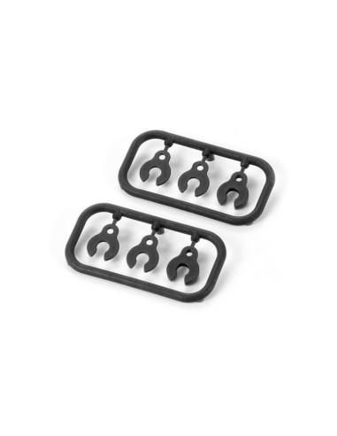 XB8 COMPOSITE CASTER CLIPS (2)