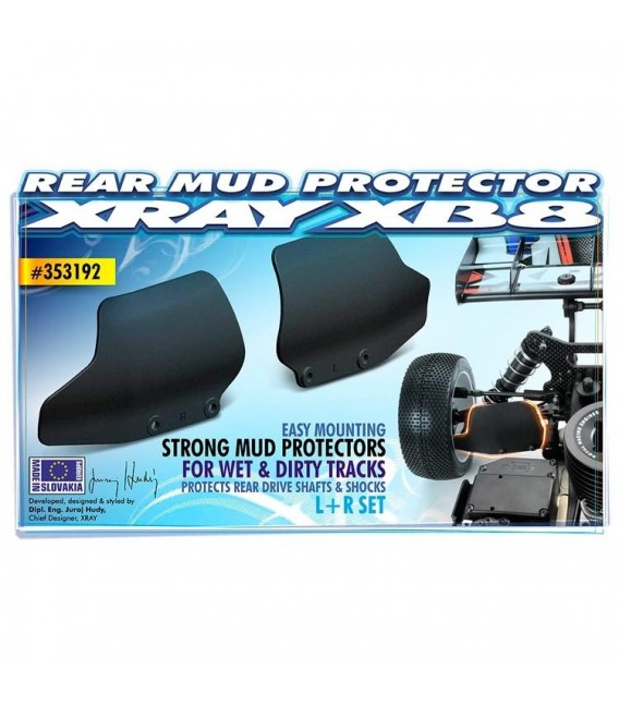 XB8 COMPOSITE REAR MUD PROTECTOR (L+R)