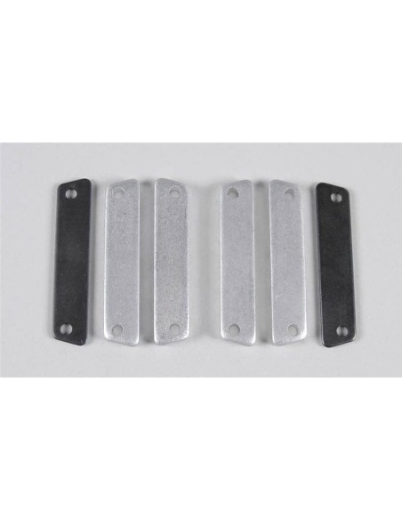 ALUMINIUM BRAKE PLATES SET (6U)