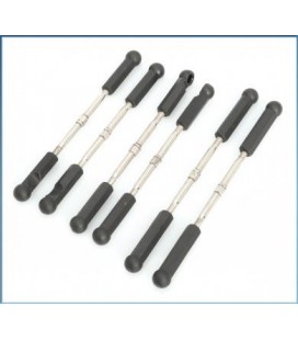 L/R TURNBUCKLES (6 PCS) LRP S10 TWISTER