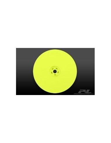VELOCITY 2.2" HEX REAR YELLOW WHEELS (2)