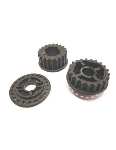 PULLEY 2-SPEED SHAFT 20+21T (2)