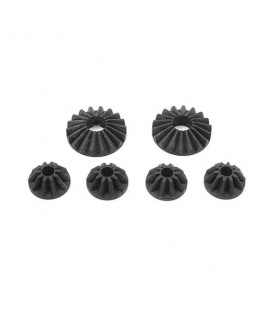 STEEL DIFF BEVEL & SATELITE GEARS (2+4)