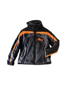 WINTER JACKET SERPENT BLACK-ORANGE (XL)