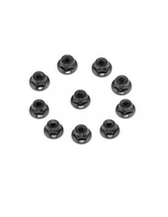 NUT NYLOCK M3 FLANGED (10U)