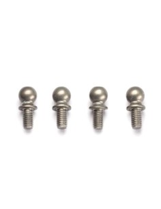 ALU BALL END 4.9MM SHORT (7075/4 pcs)