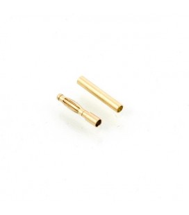 GOLD BANANA CONNECTORS 2MM (TYPE 1)