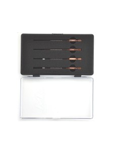 POWER TOOL TIP SET 4 pcs WPLASTIC CASE