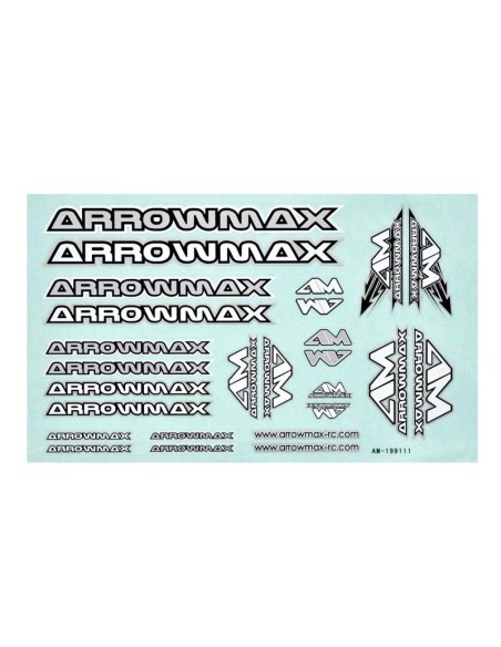 AM DECAL (14 x 21 CM) SILVER