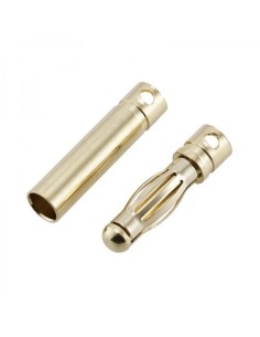 GOLD (BANANA) CONNECTORS 4MM