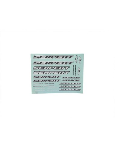 DECAL SHEET LARGE BLACK-WHITE (2U)