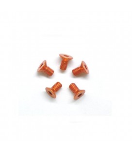 ALU SCREW ALLEN COUNTERSUNK M3x6 ORANGE 