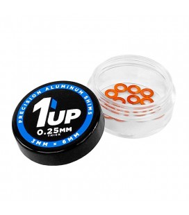 1UP RACING 3x6x0.25mm PRECISION ALU SHIM