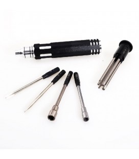 TSP BLACK 8in1 MAGNETIC SCREWDRIVER SET