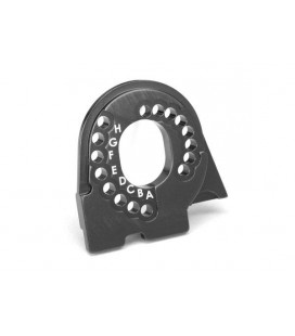 MOTOR MOUNT PLATE TRX-4 6061-T6 ALU GREY