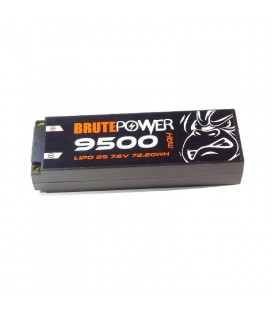 BRUTEPOWER LIPO 2S 7.6V HV 9500MAH 130C