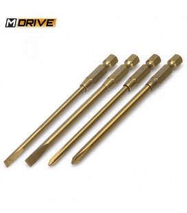 POWER TOOL BITS FLAT & CROSS SET 4 & 5mm