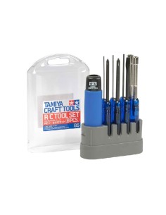 TAMIYA R/C TOOL SET (8 pcs) BLUE