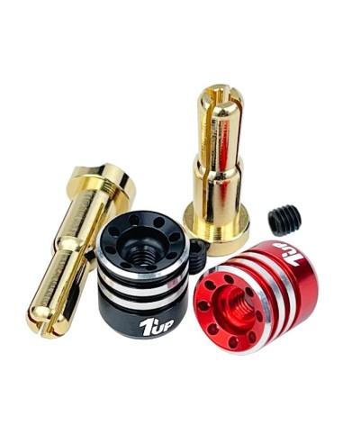 1UP RACING HEATSINK BULLET PLUGS 4/5MM