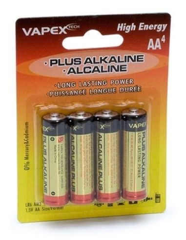 VAPEX PLUS ALKALINE BATTERIES AA (4U)