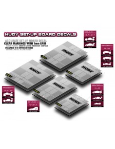 PLASTIC SETUP BOARD DECAL 1/10 OFF ROAD 2