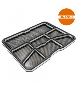 RC MAKER 3D PRO CARBON PARTS TRAY ORANGE