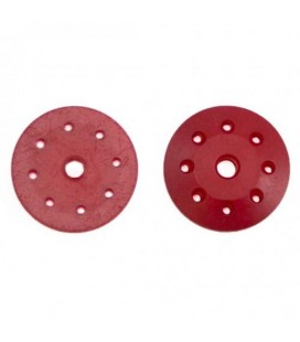 16MM CONICAL SHOCK PISTONS RED (8x1.2mm)