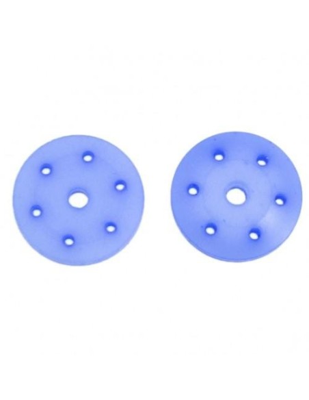 16MM CONICAL SHOCK PISTONS BLU (6x1.3mm)