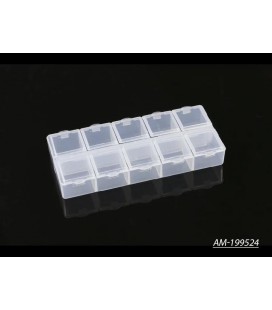 10-COMPARTMENT PARTS BOX (132x58x20MM)