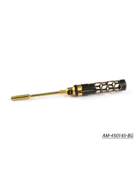 NUT DRIVER 4.5x100MM BLACK GOLDEN