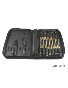 AM TOOLSET OFFROAD (16PCS) BLACK GOLDEN 