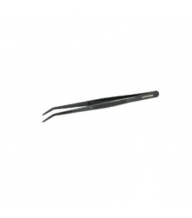 MR33 CURVED TWEEZERS BLACK