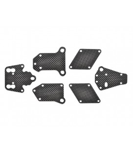 CHASSIS INSERT SET CARBON (6) SRX8 GT V2