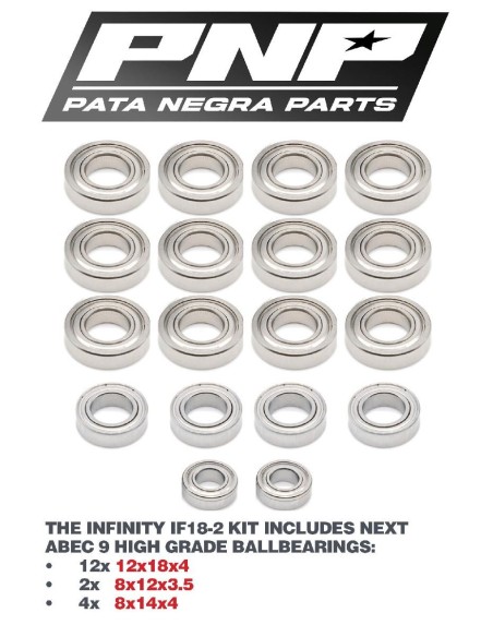 ABEC 9 BALL BEARING KIT INFINITY IF18-3