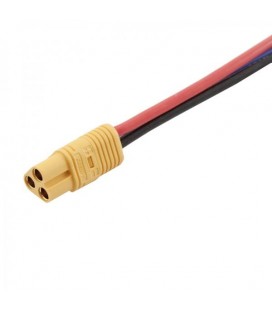 MT-60 FEMALE PLUG W/10CM 16AWG POWERWIRE