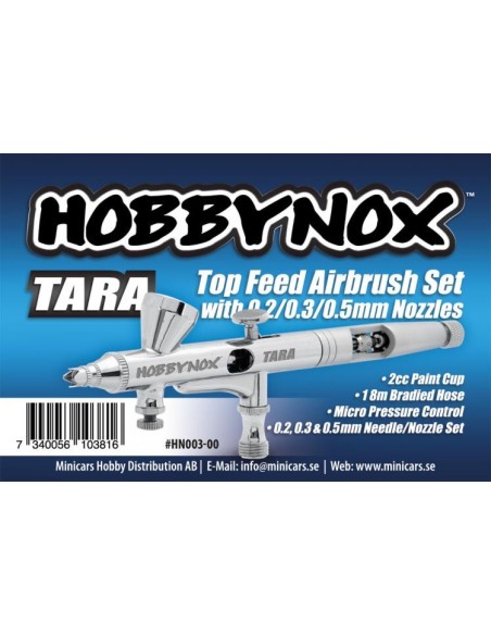 TARA AIRBRUSH TOP FEED 0.2/0.3/0.5 2cc