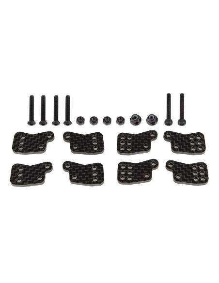 RC8B4.1 FT REAR HUB TOWER SET CARBON