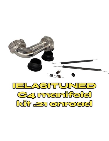 IELASITUNED MANIFOLD .21 RC4 1/8 ON ROAD