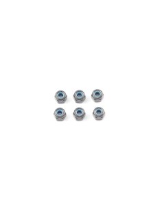 M3 NYLON NUT (Black/6pcs)