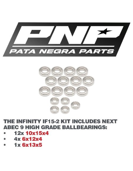 ABEC 9 BALL BEARING KIT INFINITY IF15-2