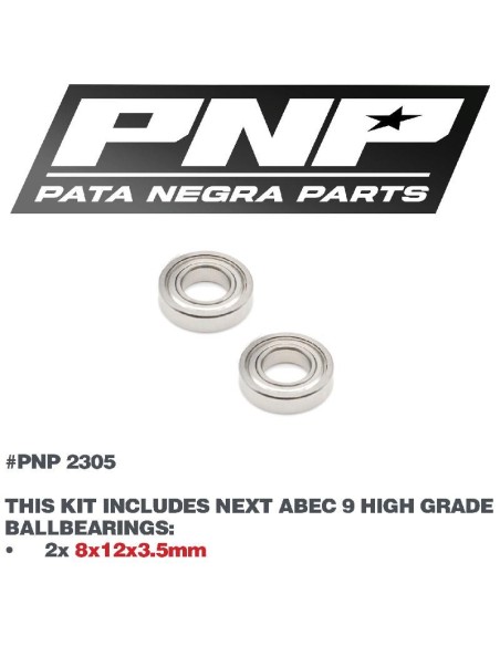 ABEC 9 BEARING SET 8x12x3.5mm (2 pcs)