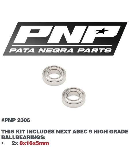 ABEC 9 BEARING SET 8x16x5mm (2 pcs)
