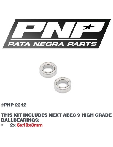 ABEC 9 BEARING SET 6x10x3mm (2 pcs)