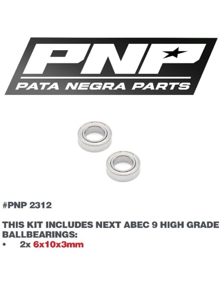 ABEC 9 BEARING SET 6x10x3mm (2 pcs)
